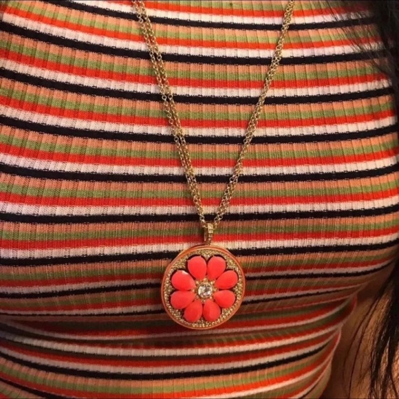 $98 Kate Spade Out Of Office Crystal Grapefruit Long Pendant Necklace - Picture 5 of 6